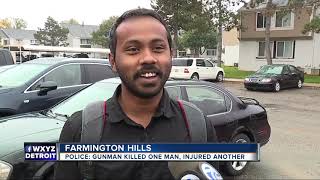 1 dead, 1 injured in shooting at apartment complex in Farmington Hills