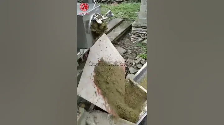 Vibrating inclined screen stainless steel cow dung solid-liquid separator