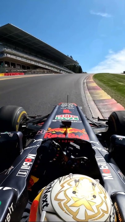 Flat out in Spa 😍 #F1 #RedBullRacing