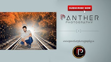 Adobe Photoshop CS6 ॥ Railway Track Dream Manipulation 2018 ॥ Panther Photography