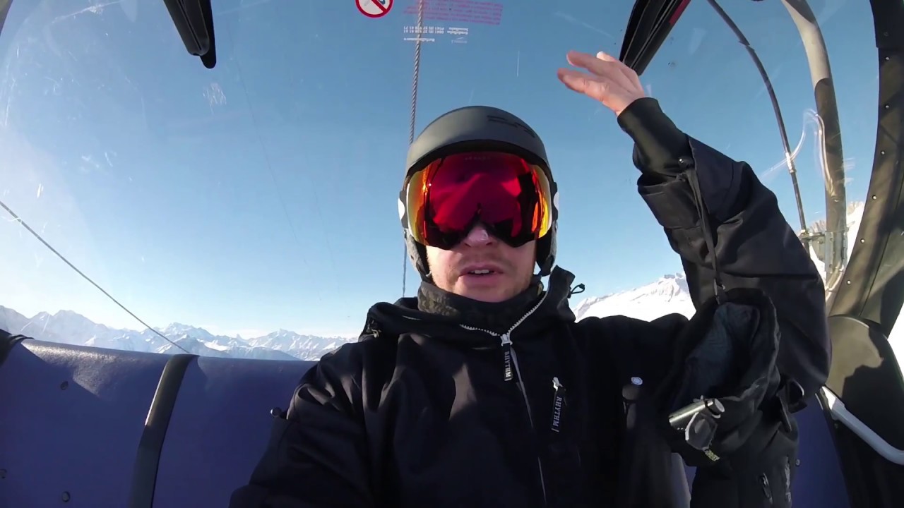 OAKLEY Flightdeck Goggles on the slopes - YouTube