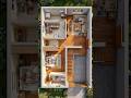 Smart 20x30 1BHK house design with cinematic room-by-room zoom walkthrough. Compact space #shorts