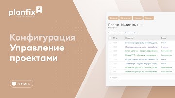 Управление проектами | Стандартные конфигурации Planfix