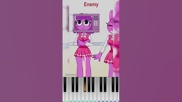 Sprunki LILY Handsome VS Ugly? (ft. Tele x Pinki x Oren) 🙄😂 @Opilasokewt - Piano Tutorial