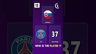 Guess who is the player #psg #france #qasportsquiz #realmadrid #mbappe