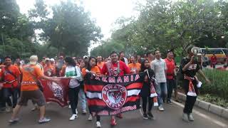 JAKMANIA RAWASARI (CRAZYORANGE) DI GBK 2018