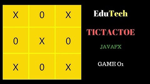TicTacToe game by javafx game-01 part -1