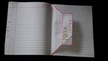 DIY Notebook Divider | Notebook ko 2 parts me kaise divide kare? | Craft world