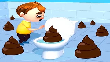 Idle Toilet Tycoon - Gameplay Walkthrough - All Levels (IOS, Android)