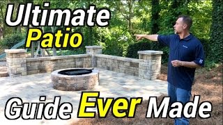 How to Build a Patio  Ultimate DIY Installation Guide (EVER MADE) for patio, driveway or decks