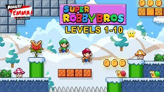Super Robby Bros : Jump 1985 - Levels 1-10 (Android Gameplay) screenshot 1