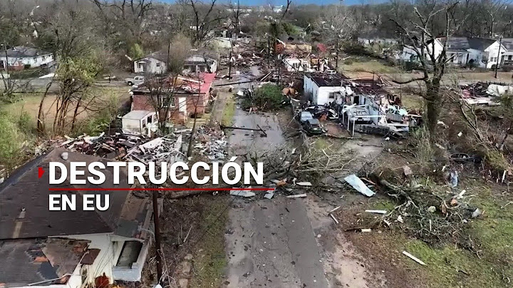 Continúa la búsqueda de víctimas y sobrevivientes por tornados en Estados Unidos