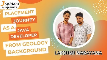 Student placement journey as a Java developer by JSpiders | Hyderabad Punjagutta
