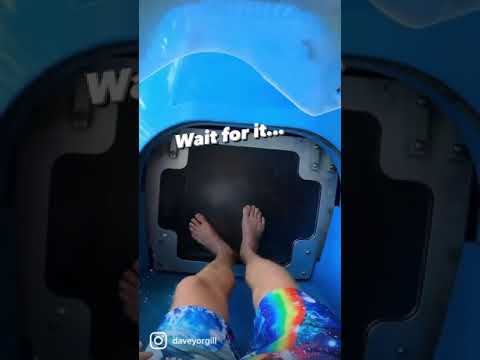 Video: High Anxiety - Review of Water Park Funnel Ride
