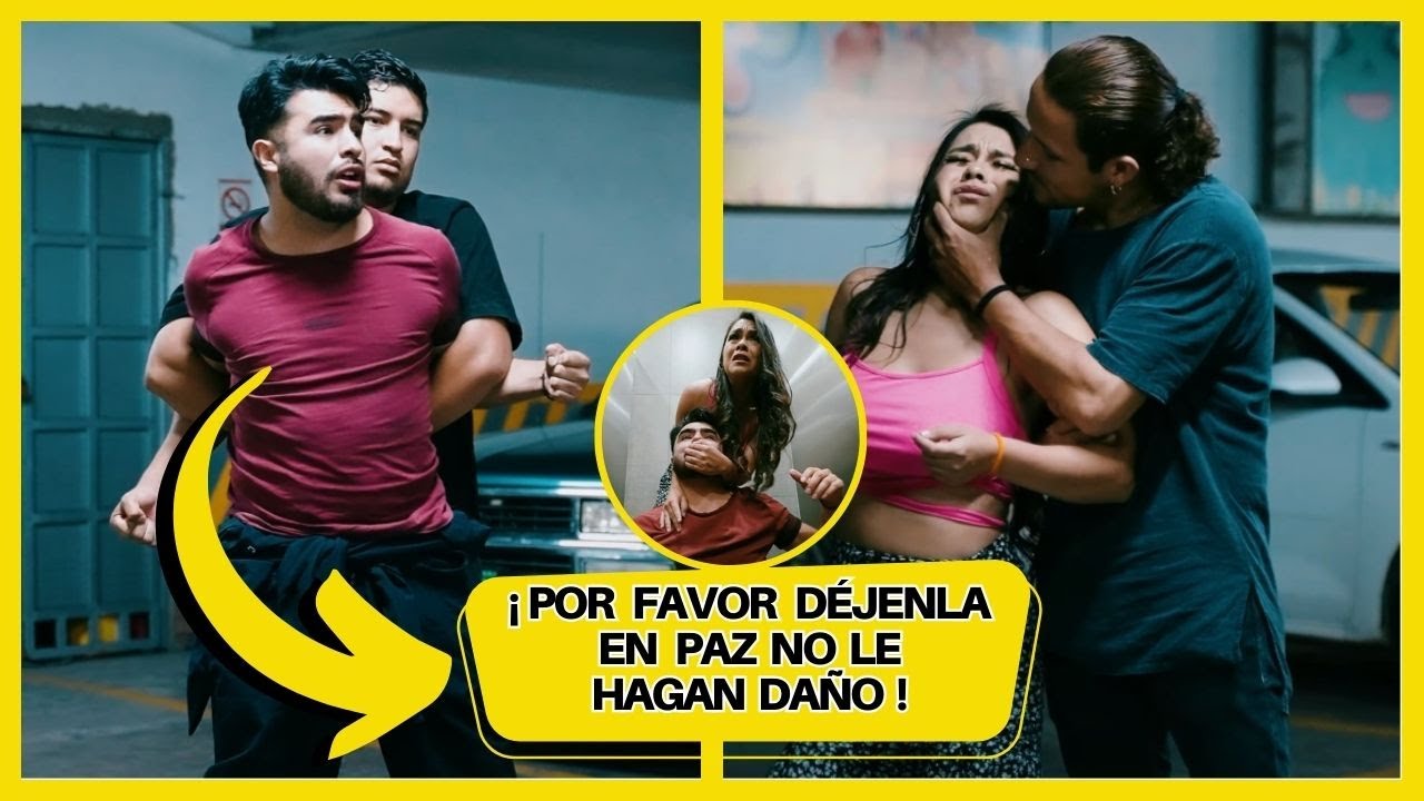 Esta jovencita escapo de estos hombres malos y su jardinero la salvo.