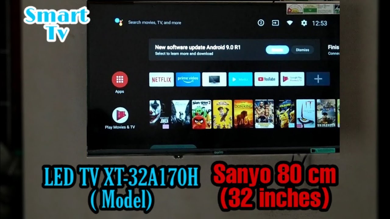 Sanyo 80 Cm (32 Inches) Kaizen Series Hd Ready Smart Certified Android Ips Led Tv Xt-32A170H (Black)