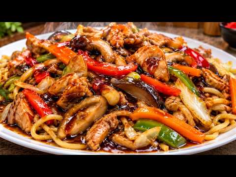 Kazu's Yakisoba! With lots of sauce and restaurant-quality flavor!