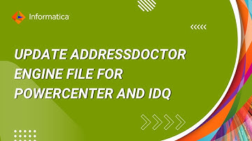 HOW TO: Update AddressDoctor Engine File for PowerCenter and Informatica Data Quality (IDQ)
