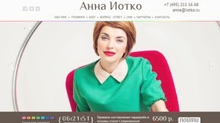 Вопрос к Анне Иотко