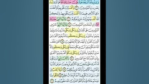 تدبر ومتشابهات الربع الرابع من سوره الانفال