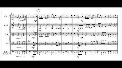 Symphony 5 1st mov. P. Tchaikovsky for easy string orchestra