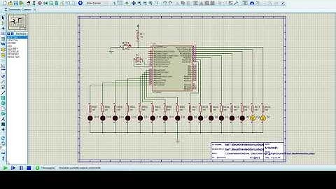 ĐIỀU KHIỂN 16 LED ĐƠN BẰNG PIC16F887