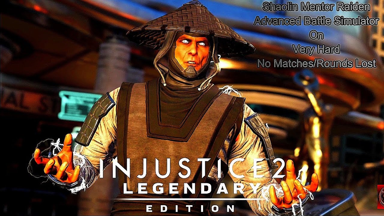 Injustice 2 - Shaolin Raiden Advanced Battle Simulator On Very Hard No Matches Lost/Rounds Lost