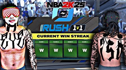 WINNING RUSH 1v1 5 TIMES 🤯🔥 PLAYING ON MY NEW 6’9 ISO DEMIGOD 99 DUNK😮‍💨🔥