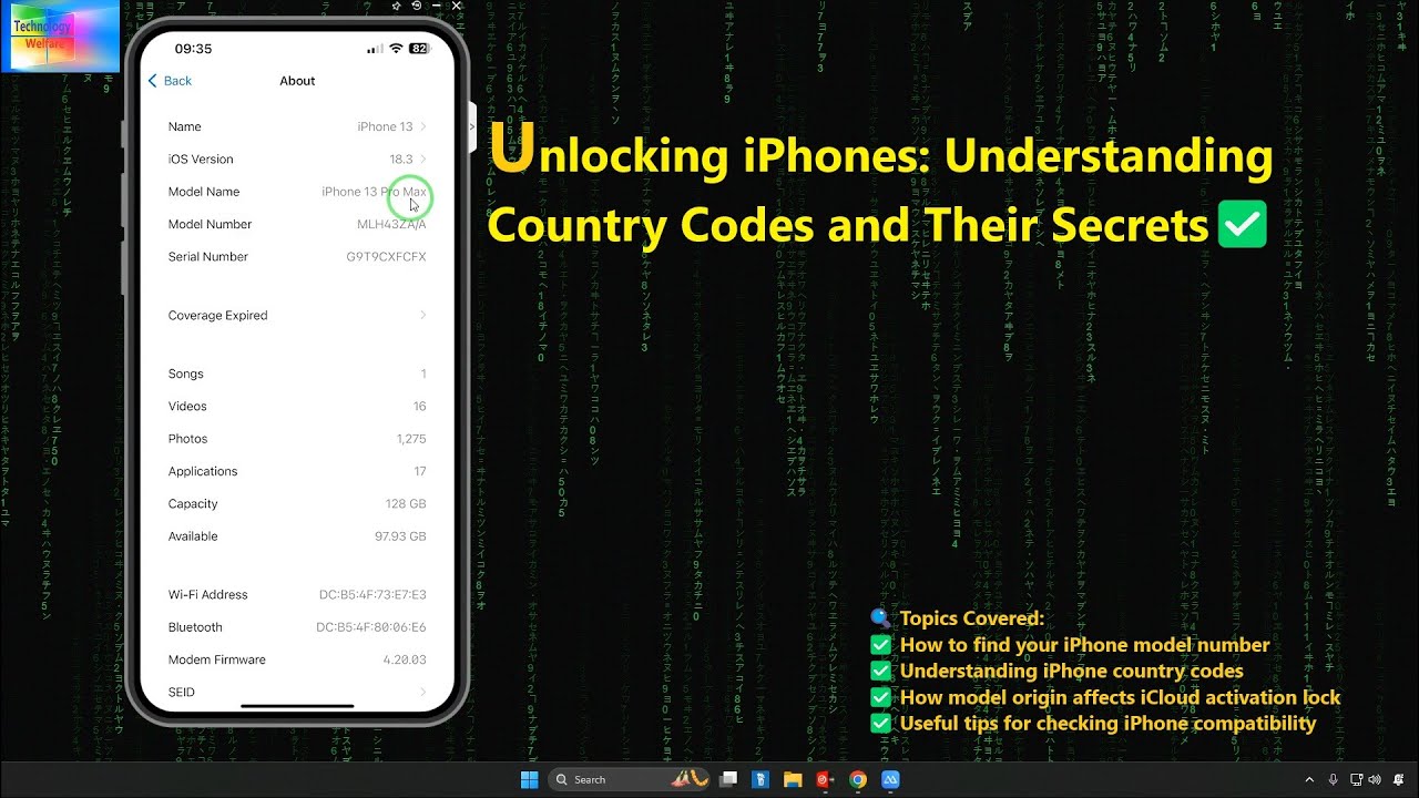 Unlocking 🔓iPhones: Understanding Country Codes and Their Secrets✅