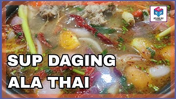 SUP TULANG DAGING ALA THAI RESEPI KHAIRUL AMING