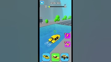 ☹️ Shape-shifting Funny Race Gameplay New hyper casual    😖 games level 303 #shorts #gameplay