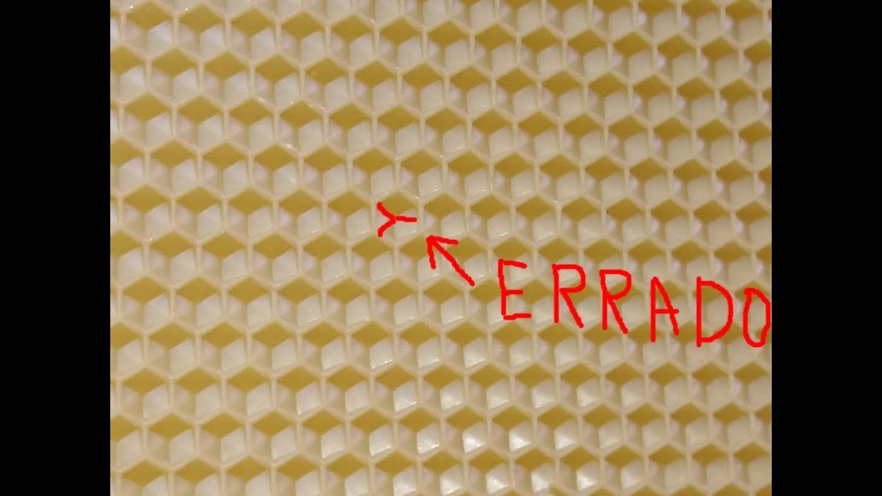 Como Colocar a Cera Alveolada de Abelhas o Y Na Posição Correta