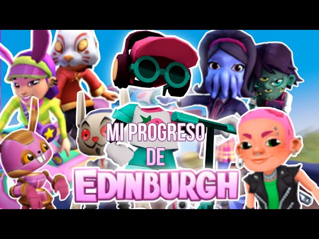 TODOS LOS PERSONAJES DESBLOQUEADOS - SUBWAY SURFERS EDINBURGH 2023. 