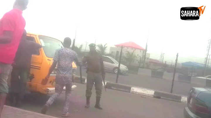 Venal Nigerian Police Officer Caught On Camera Taking Bribes