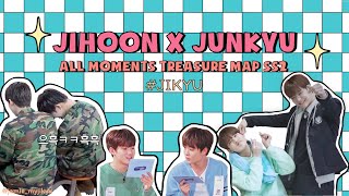 JIHOON X JUNKYU All Moments TREASURE MAP Season 2💝🌟 New Ver!!! | #JIKYU #จีกยู