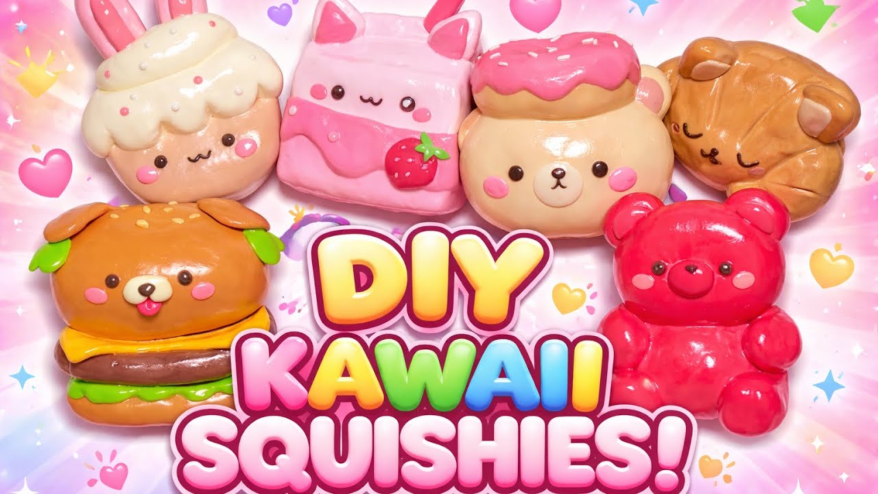 DIY KAWAII SQUISHIES VIRAL‼️ HASILNYA DI LUAR NALAR 🤯💗