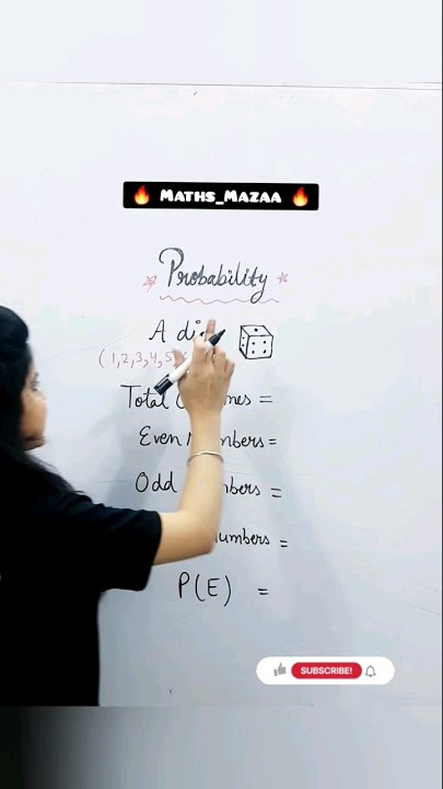 Probability Dice Basics 🔥 #shorts #maths #youtubeshorts #probability
