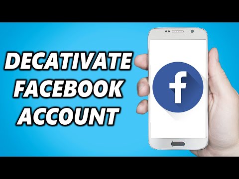 Comment compte Facebook Deactivate (2020)