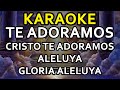 PISTA KARAOKE - TE ADORAMOS CRISTO TE ADORAMOS - ALELUYA  - TU ERES SANTO 😭😭