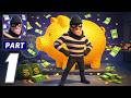 Idle Thief Master - Gameplay Walkthrough Part 1 - Idle Heists Big Profits (iOS, Android)