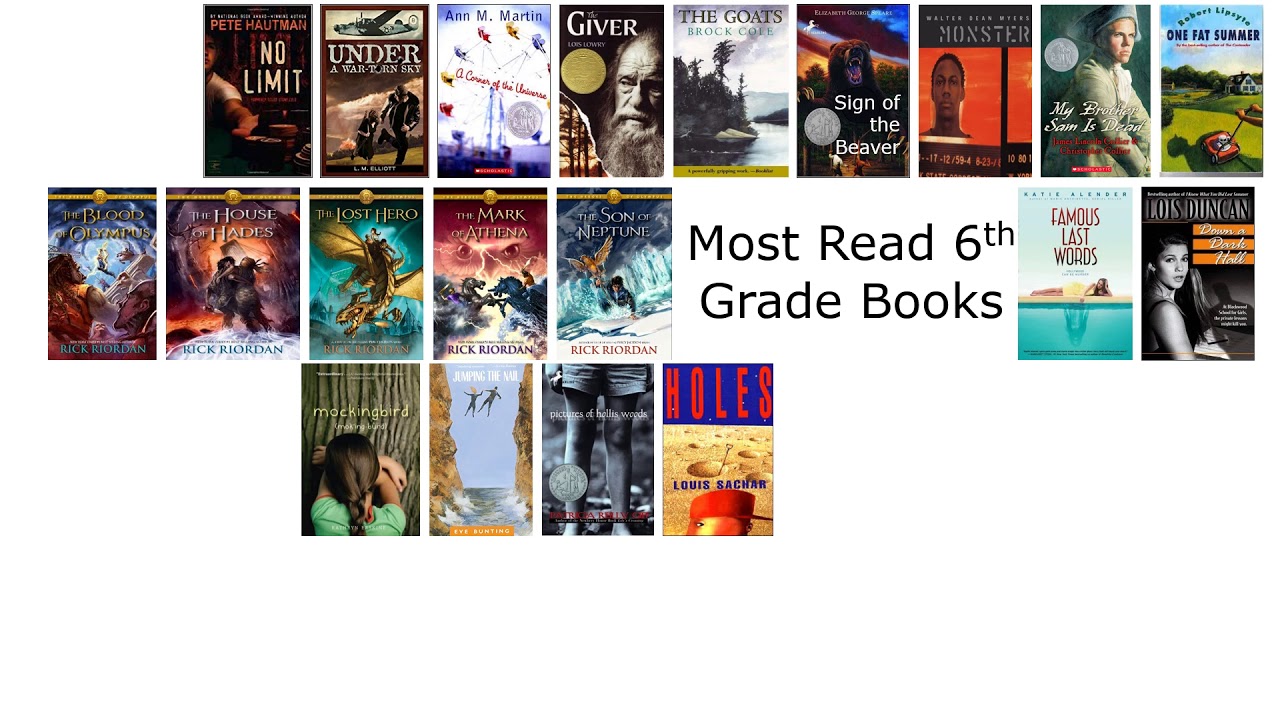 Best Books for 6th Grade - YouTube