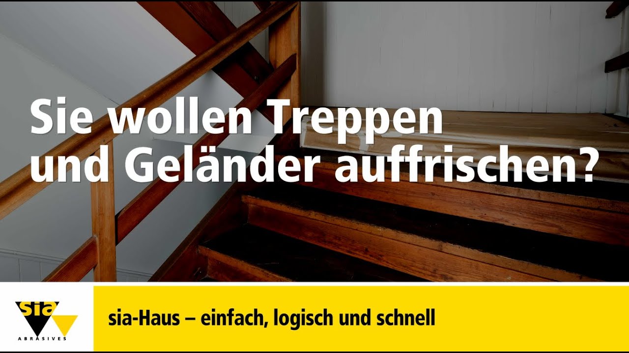 sia-Prozess - 7 Treppen und Handläufe auffrischen (ölen) mit dem sia-Haus