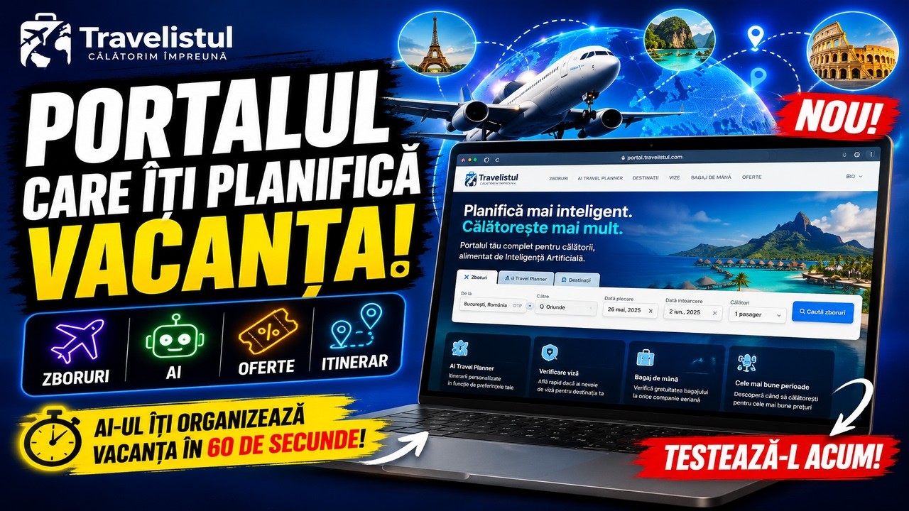Portal Travelistul – Viitorul planificării vacanțelor începe aici...