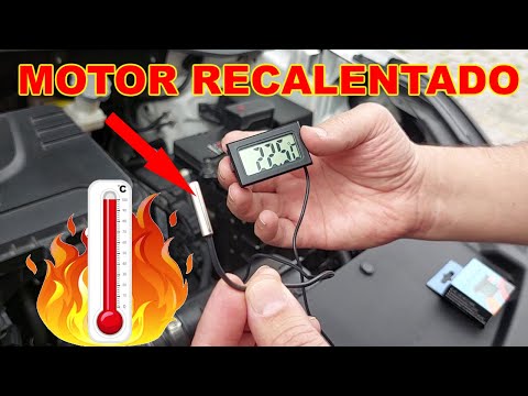 EVITA SOBRECALENTAMIENTO DEL MOTOR Instalar Indicador DIGITAL de TEMPERATURA !