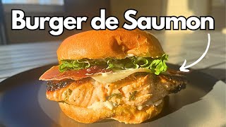 Hamburger de Saumon Grillé : Le Choix Santé Par Excellence pour l'Été