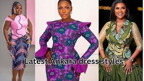 Latest African Ankara dress designs for beautiful ladies for special occasions