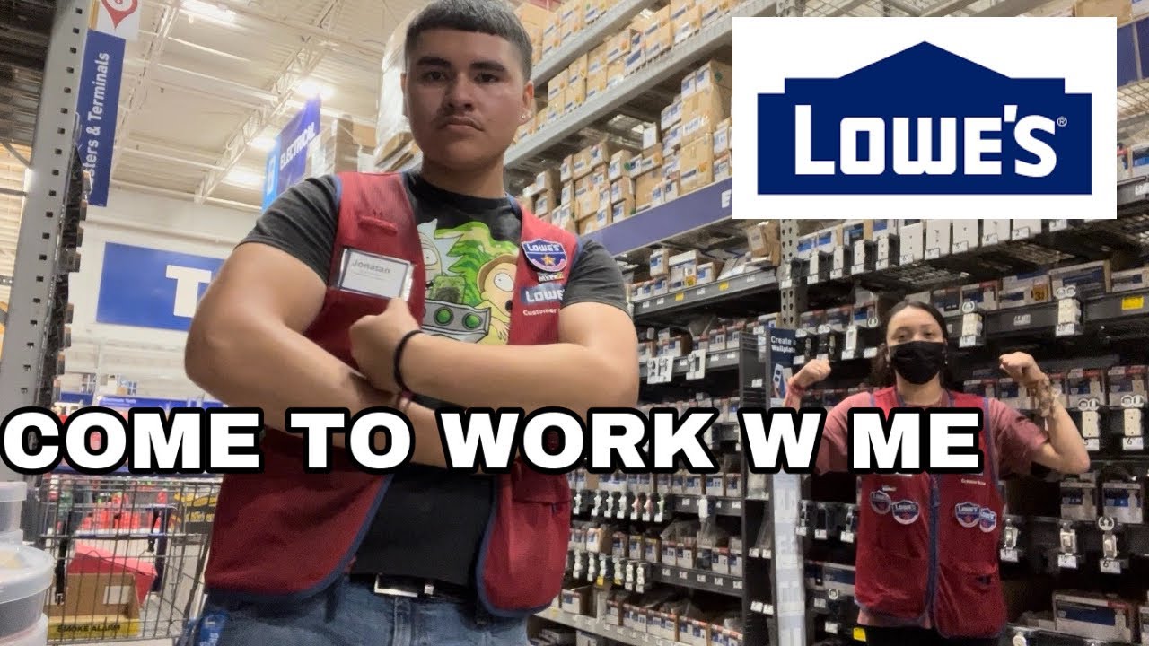A DAY IN A LIFE AS A LOWES EMPLOYEE YouTube