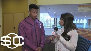 Saquon Barkley makes his case for why the Giants should draft him  | SportsCenter | ESPN