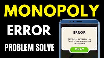 How to Fix Monopoly GO App ERROR Problem Solve on Android