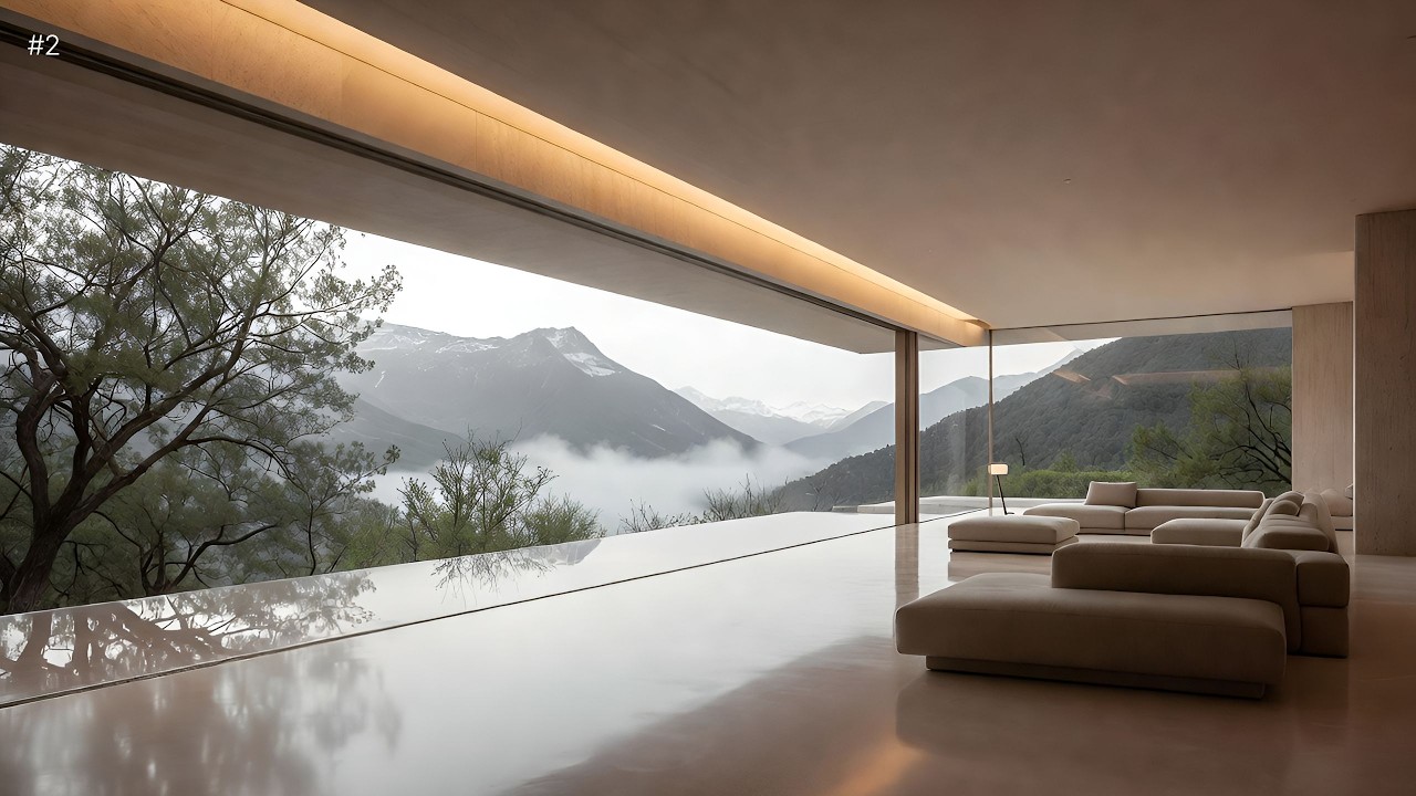 Soft Jazz & Ambient Cafe ☕ | Calm Grey Morning